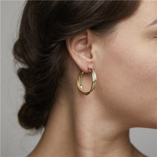 Jenifer Earrings Gold Plated (Bild 2 von 2)