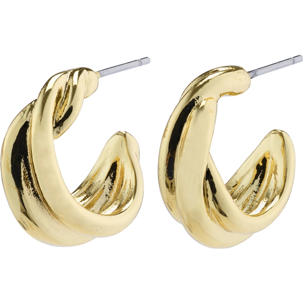 12221-2003 COURAGEOUS Twirl Huggie Hoop Earrings (Bild 1 von 2)