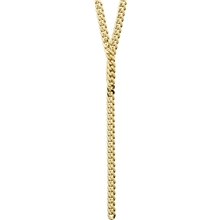12221-2011 COURAGEOUS Curb Chain Y Necklace