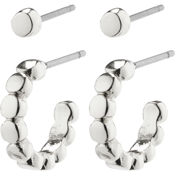 26221-6033 ANGELA 2 In 1 Hoop & Stud Earrings (Bild 1 von 2)