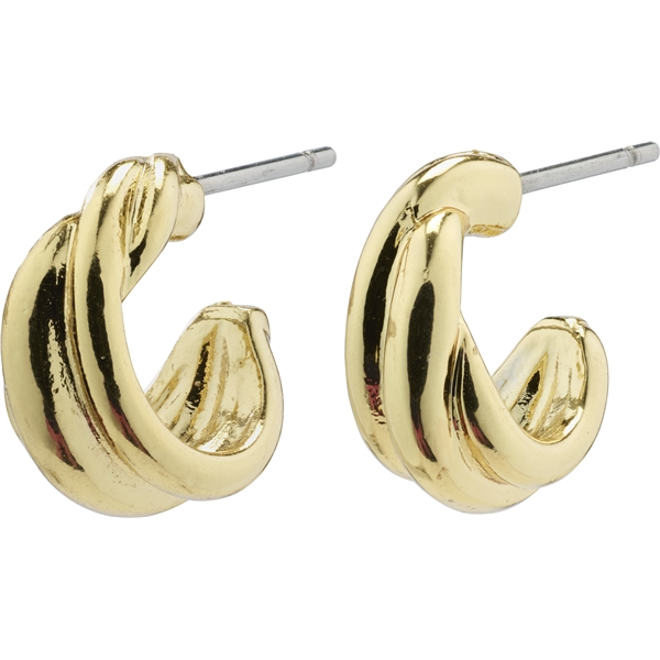 60221-2003 JONNA Twirl Huggie Hoop Earrings (Bild 1 von 2)