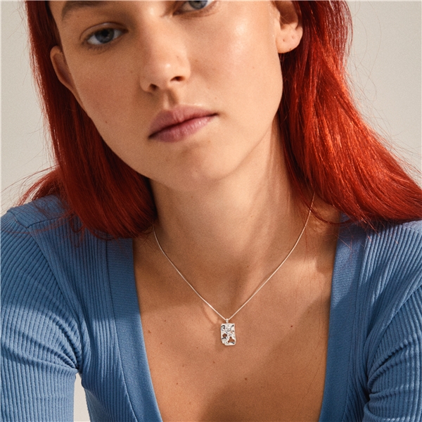 11222-6001 HAPPY Square Pendant Necklace (Bild 3 von 4)