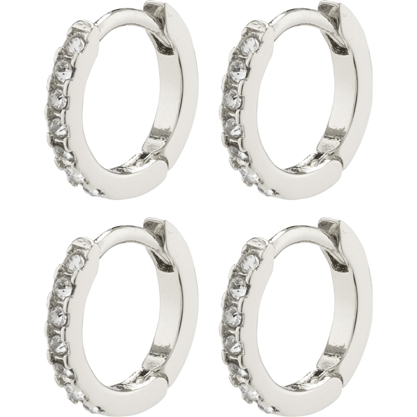 11224-6003 Friends Crystal Huggie Hoops 2-In-1 Set (Bild 1 von 3)