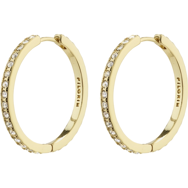 10231-2013 BE Crystal Hoop Earrings (Bild 1 von 3)