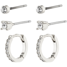 68231-6003 SIA Crystal Earrings 3-In-1 Set 1 set