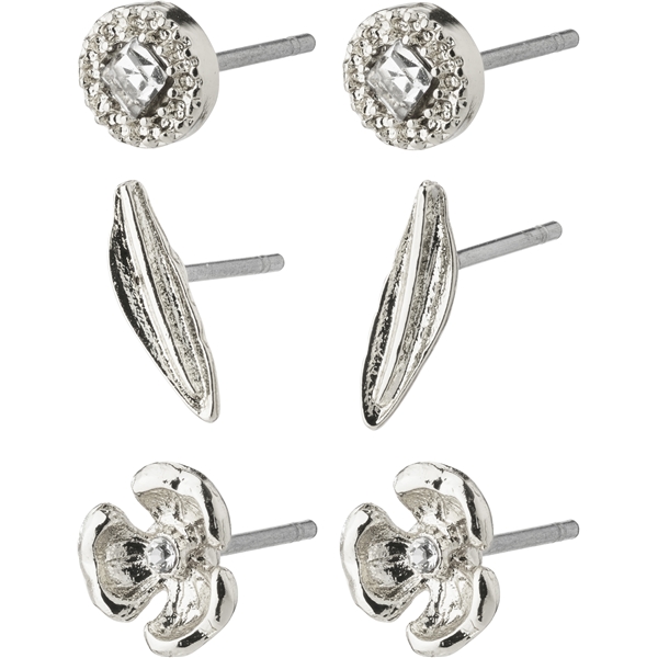 14233-6003 ECHO Earrings Silver 3-In-1 Set (Bild 1 von 3)