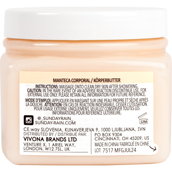 Sunday Rain Body Butter Mango & Coconut (Bild 3 von 3)