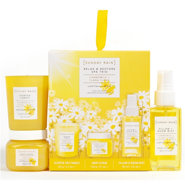 Chamomile & Ylang Ylang Relax & Restore Trio (Bild 1 von 2)