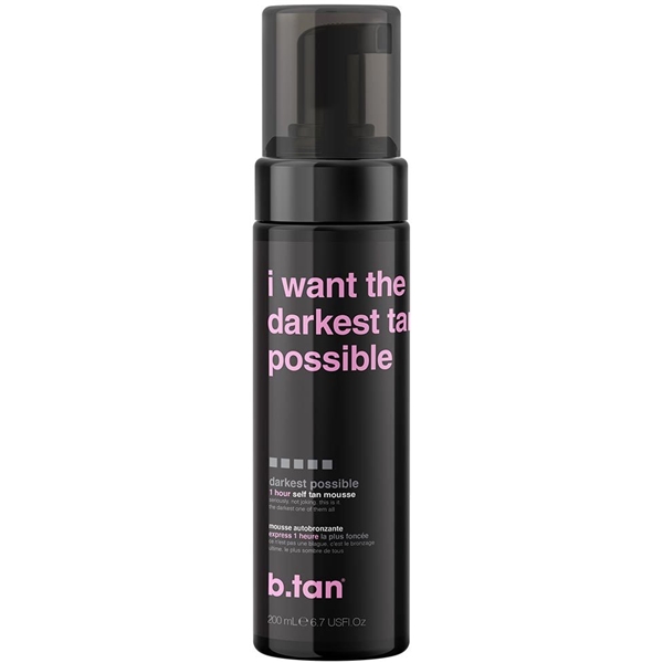 I Want The Darkest Tan Possible Self Tan Mousse (Bild 1 von 5)