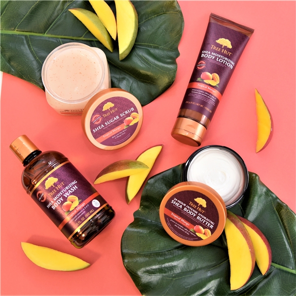 Tree Hut Shea Body Lotion Tropical Mango (Bild 3 von 3)