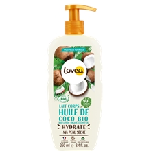 250 ml - Lovea Organic Coconut Oil Body Lotion