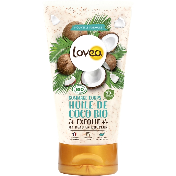 Lovea Organic Coconut Oil Body Scrub - Dry Skin