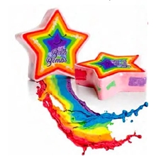 Bath Fizzer Rainbow Star