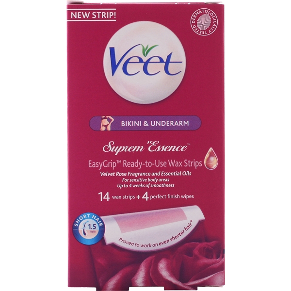 Veet Suprem'Essence Bikini/Underarm Wax Strips