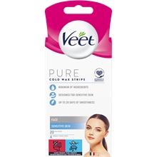 20 St/Paket - Veet Face Pure Cold Wax Strips