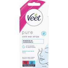 Veet Face Pure Cold Wax Strips - Sensitive Skin
