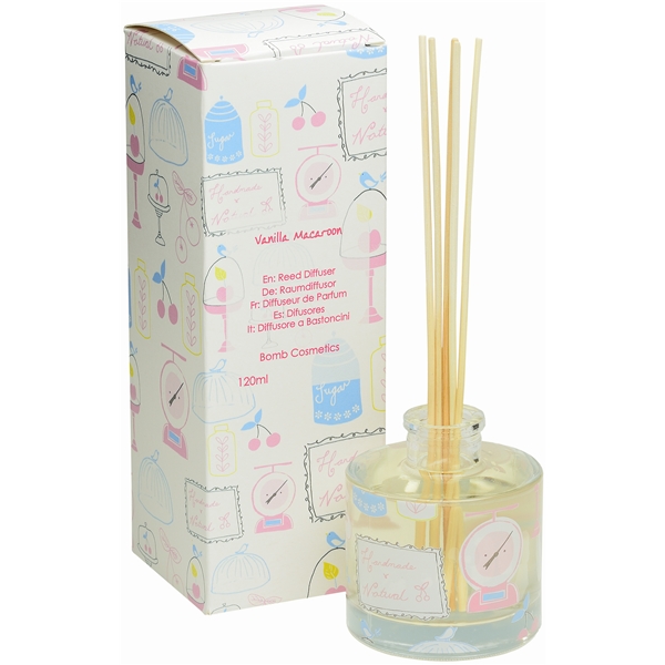 Reed Diffuser Vanilla Macaroon - Bomb Cosmetics - Wellness | Shopping4net