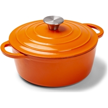 Orange - Orrefors Jernverk Gusseisentopf 5L