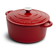 Rot - Orrefors Jernverk Gusseisentopf 5L