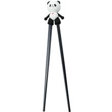 Kinder-Essstäbchen 22 cm Panda Black