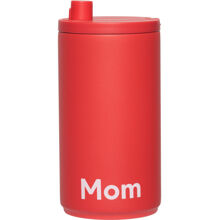 Mom / Deep Sea Coral - Design Letters Travel Mug