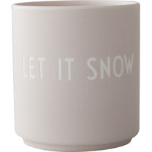 Design Letters Lieblingsbecher Let it snow / Pastel Beige