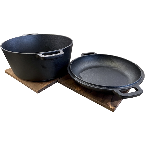 Satake Outdoor Gusseisentopf mit Bratdeckel (Bild 2 von 7)