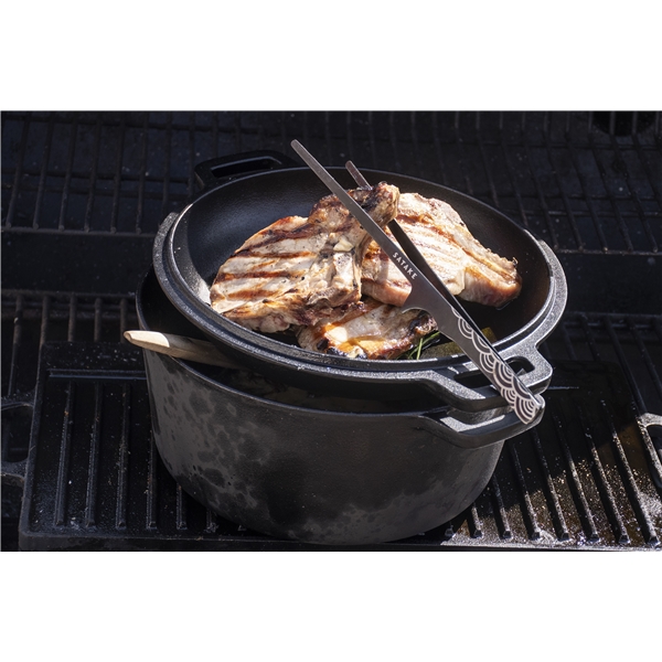Satake Outdoor Gusseisentopf mit Bratdeckel (Bild 4 von 7)