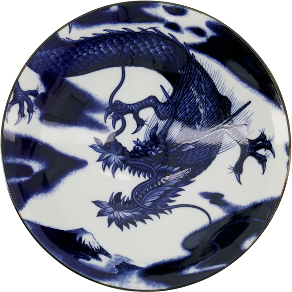 Japonismus Menbachi Schüssel 25,2x7,7 cm (Bild 3 von 3)
