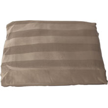 Braun - Gestreiftes Spannbettlaken 90 x 200 cm