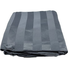 Polarblau - Gestreiftes Spannbettlaken 90 x 200 cm