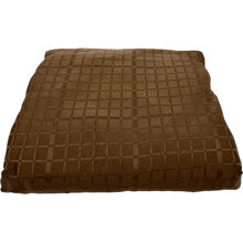 Braun - Jacquard Spannbettlaken 90 x 200 cm