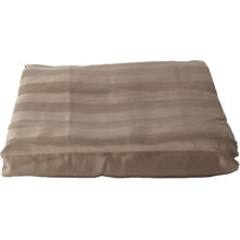 Braun - Gestreiftes Spannbettlaken 180 x 200 cm