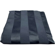 Polarblau - Gestreifter Kissenbezug 50 x 60 cm