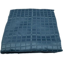 Polarblau - Jacquard Kissenbezug 50 x 60 cm