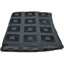 Dark grey - Jacquard Kissenbezug 50 x 90 cm