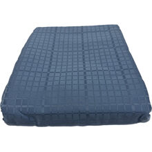 Polarblau - Jacquard Bettbezug 150 x 210 cm