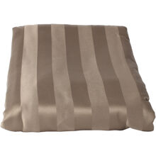 Braun - Gestreifte Bettdecke 230 x 220 cm