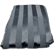 Polarblau - Gestreifte Bettdecke 230 x 220 cm