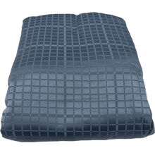 Polarblau - Jacquard Bettbezug 230 x 220 cm