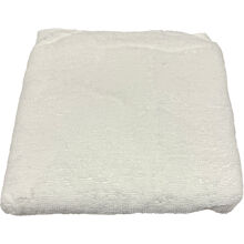 Weiß - Baumwollhandtuch 38 x 76 cm