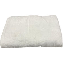 Weiß - Baumwollhandtuch 69 x 137 cm