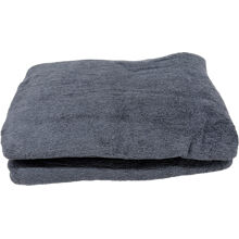 Grau - Baumwollhandtuch 76 x 152 cm