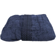 Marineblau - Bambumix Handtuch 76 x 152 cm
