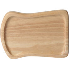 Servierbrett aus Gummibaumholz