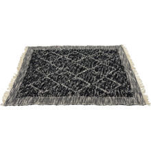 Schwarz/Weiß - Matte - Diamond 100 x 150 cm.