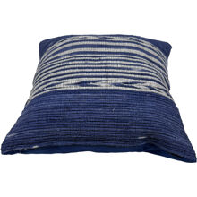 Kissenbezug Indigo Gestreift 40 x 40 cm
