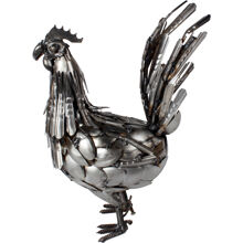 Metallskulptur Henne 1