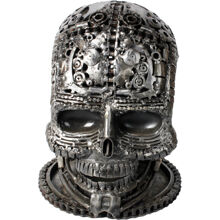Metallskulptur Iron Skull 1