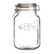 2 liter - Klar - Einmachglas mit Bügelverschluss